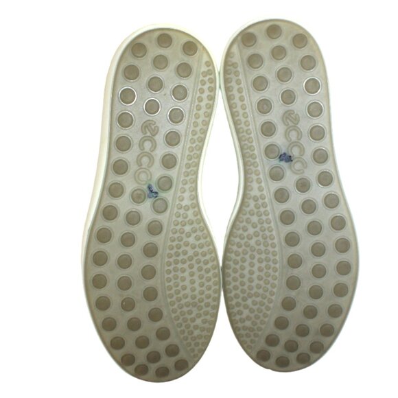 Ecco Soft 7 Danish Design Dark Blue Woven Casual Slip On Sneaker, Size 8 - Picture 7 of 8